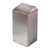Mediclinics RVS afvalbak gesloten 65 liter