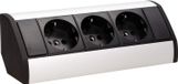 ORNO GM-9001 Hoekcontactdoos 3 vaks met kinderbeveiliging