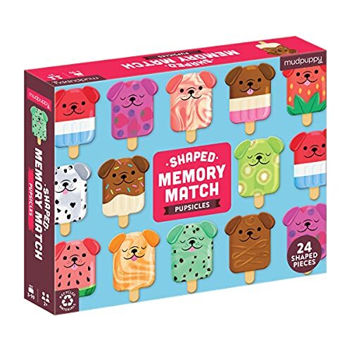 Galison Pupsicles Shaped Memory Match