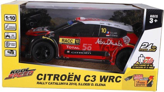Kool Speed Citroën - Radiografisch bestuurbare auto - 1:10-schaal - 2,4G WRC