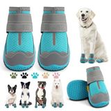 Hondenschoenen voor grote, middelgrote honden en pootbeschermers voor hardhouten vloeren, outdoor hondenschoenen voor warme stoep, winter, sneeuw, wandelen