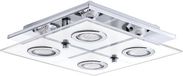 EGLO Cabo Plafondlamp - GU10 - 29 cm - Chroom/Wit