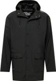 Weather Report Erik Heren Jack Zwart Polyester Waterdicht Gevoerd Lang M