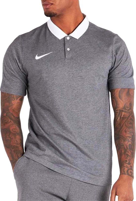 Nike Park 20 Sportpolo - Maat XXL - Mannen - Grijs - Wit