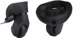 Azomor® Set de deux roues de remplacement pour bagages avec processus d'installation facile - Noir