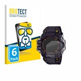 BROTECT Screenprotector 6 Stuks voor Casio G-Shock GPR-H 1000 Beschermglas transparant