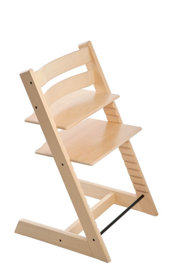 Stokke Tripp Trapp Kinderstoel - Natural - Hout - 3-punts - Verstelbare voetensteun