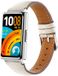 Strap-it Bracelet en cuir adapté pour Huawei Band 11 / Huawei Band 11 Pro - Lumière des étoiles