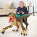 Jouets dinosaure - Télécommande - Rugissement et lumière LED - Jaune - Pour enfants