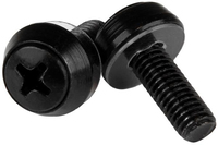 StarTech.com StarTech M6 x 12mm Server Rack Screws - 50 Pack - Black
