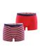 Blackspade Boxershorts bleu foncé / rouge
