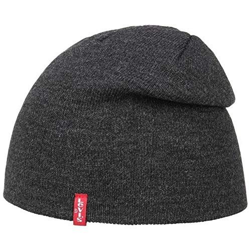 Levi's Muts - Uniseks zwart (zwart regular black 59), large (maat fabrikant: L/XL), Grijs (Donkergrijs 56), S/M