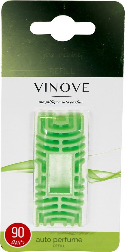 Vinove – Autoparfum – Car Airfreshner – Navulling Yas Marine - Navulling luchtverfrisser