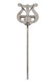 GEWA Marspartituurhouder - Vernikkeld - Kleine Lyra - 2 drukknoppen - Steel lengte 14cm