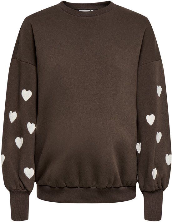 ONLY MATERNITY OLMMACY Sweatshirt Lange Mouw Ronde Hals Katoen M Bracken