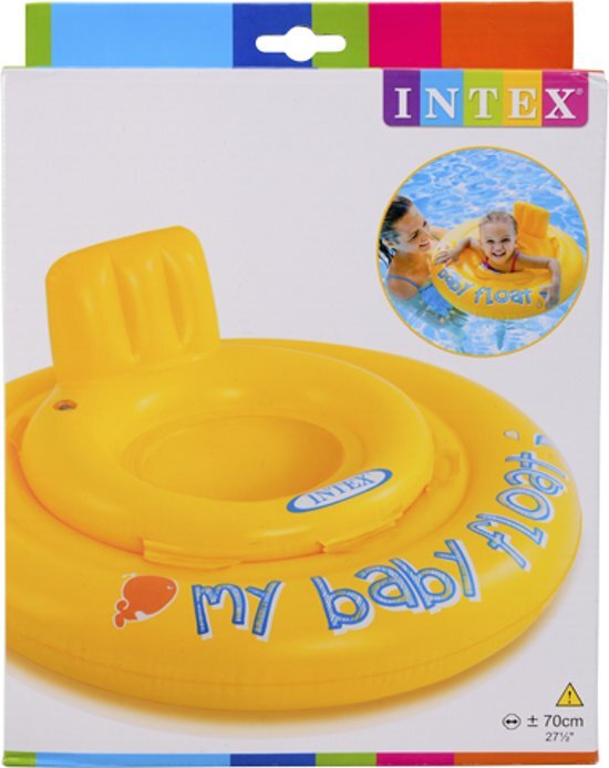 Intex Zwemband Baby Float Geel - 70cm - tot 11 kilogram