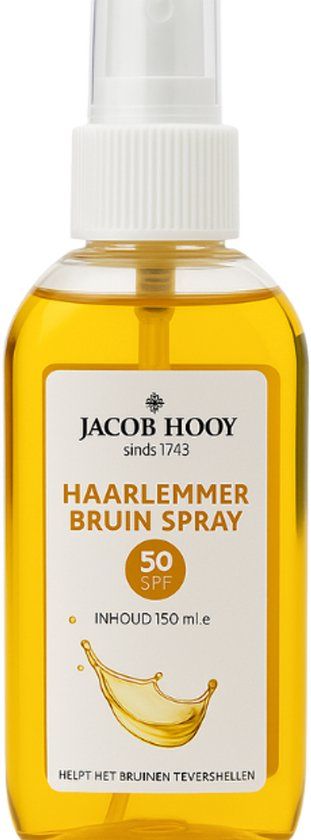 Jacob Hooy Haarlemmer Bruin Spray Spf 50 150ml