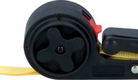Dunlop Spanband met Ratel - Sjorband 4 Meter - Max. 250KG - Automatisch Oprolsysteem - Nylon - Geel/Zwart