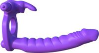 Fantasy C-Ringz - Silicone Double Penetrator Rabbit - Purple