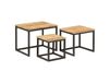 Table basse ambre marron 50 x 40 x 40 cm