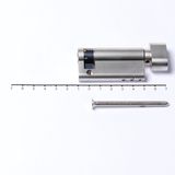 Oxloc Cylindre de porte 1218066 Nickel Cylindre double 6 cm
