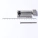 Oxloc Cylindre de porte 1218066 Nickel Cylindre double 6 cm