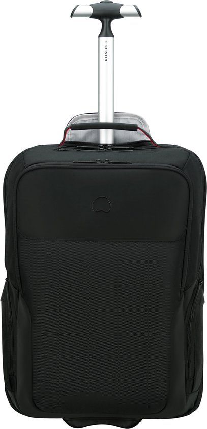 Delsey Parvis Plus Backpack Trolley - 17 inch - Black