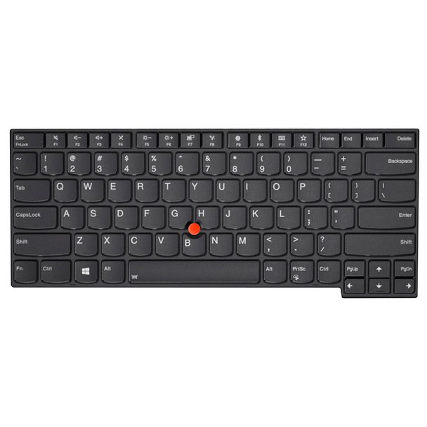 Lenovo 01YP319 - Notebook reserve-onderdeel - Zwart - Thinkpad T480s/E480/L480