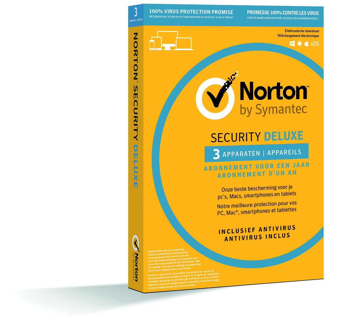 Norton Security Deluxe 3-Devices 1jaar