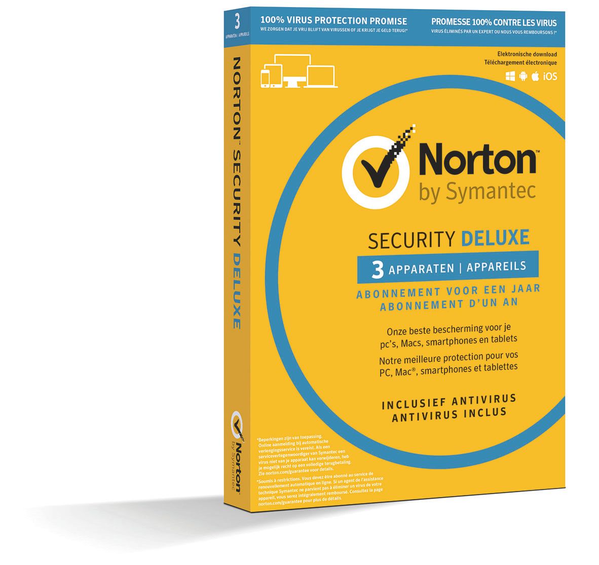 Norton Security Deluxe 3-Devices 1 jaar - 5397039649825