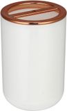 MSV Pretty Tandenborstelhouder – Tumbler Badkamer – Beker voor Tandenborstel en Tandpasta – Badkamer Accessoires Set – 6,5 x 10,5 cm