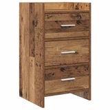 vidaXL Nachtkastje Oud Hout 40 x 36 x 70 cm