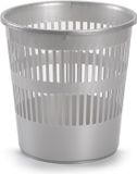 PlasticForte Poubelle de bureau - plastique - gris clair - 28 cm