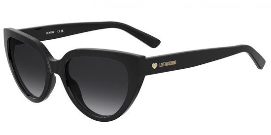 Love Moschino Moschino Love MOL095/S Zonnebril Vrouwen Zwart Kunststof Cat Eye