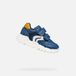 GEOX Sneakers Enfants Bleu/Orange Velcro Synthétique/Textile Baskets basses