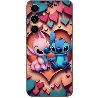 Maniacase Beschermhoes Samsung Galaxy S25 Plus Stitch Angel Coeur coloré