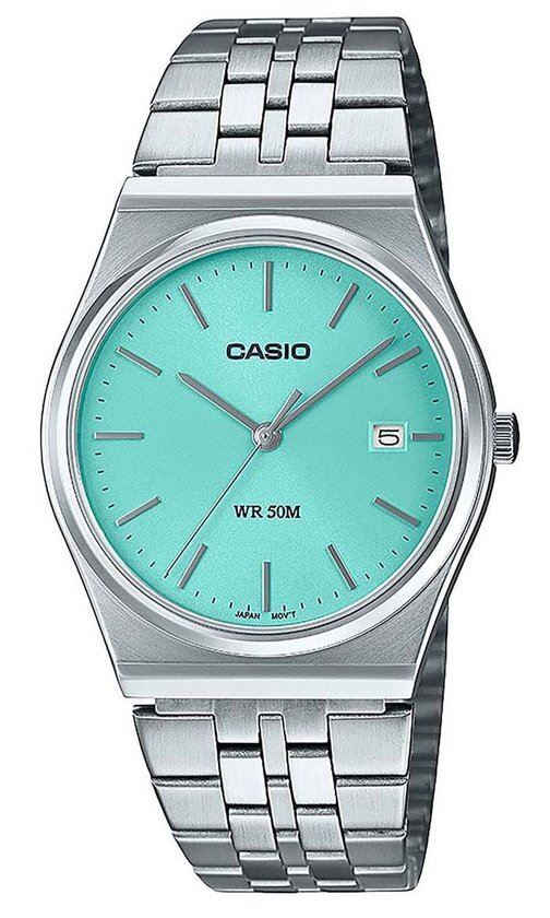 Casio MTP-B145D-2A1VEF dames horloge 35 mm - Zilverkleurig