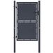 vidaXL Tuinpoort staal 100x175 cm antraciet