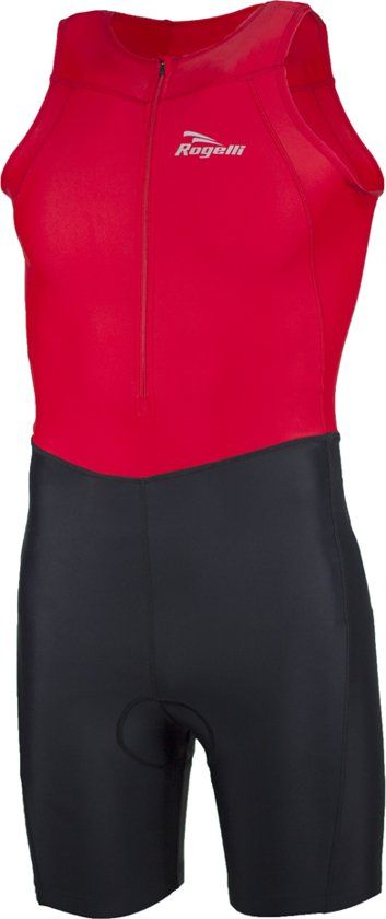Rogelli Florida Triathlonpak - Maat L - Zwart/Rood