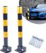 Bol Autopaaltje - Autobarrière - Opvouwbaar - Parkeerbarrière - Oprit - Voertuigbeveiliging - Auto-accessoires - 2 stuks