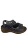 Durea, 7408 220 1034, Blauwe extra brede sandalen met stretch wijdte M