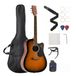 VEVOR guitare acoustique électrique Cutaway Débutant 1041,4 mm (41 pouce) Adulte Sunburst