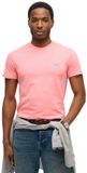 Superdry Organic Cotton Essential Logo T-shirt Heren L Candy Pink