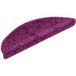 Maison Exclusive Marche d'escalier 20 Pièces 56 X 17 X 3 Cm Violet Demi-rond