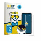 BROTECT - Screenprotector voor Oukitel G7 - Folie Beschermfolie transparant volledig dekking - 2 Stuks