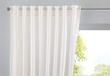 Cationic JENA 2019037 gordijn met verborgen lussen, crèmekleurig, ondoorzichtig, linnenlook gemêleerd met gordijnhouders, 225 x 140 cm