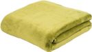 Gözze Premium kasjmier deken sprei 180 x 220 cm limoengroen