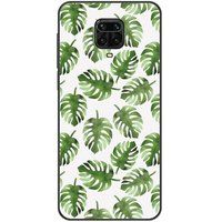 Xiaomi Redmi Note Feuilles de monstera Verstevigd hoesje met sublimatie bedrukking