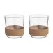 Kosta Boda Viva Mug 30 cl Anneau en liège, 2 Pièces Transparent
