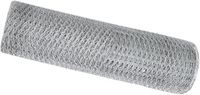 vidaXL Hexagon Hek 0,6 x 10 m Verzinkt staal zilver
